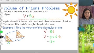 Volume of Prism Problems