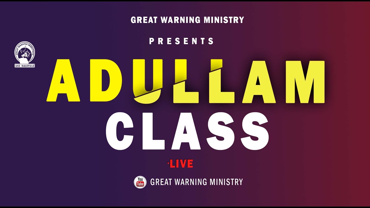 TRUE IDENTITY OF A MINISTER // PR. NAZIFAH GRACE // ADULLAM CLASS 23.07.2024@UCC NALUVULE