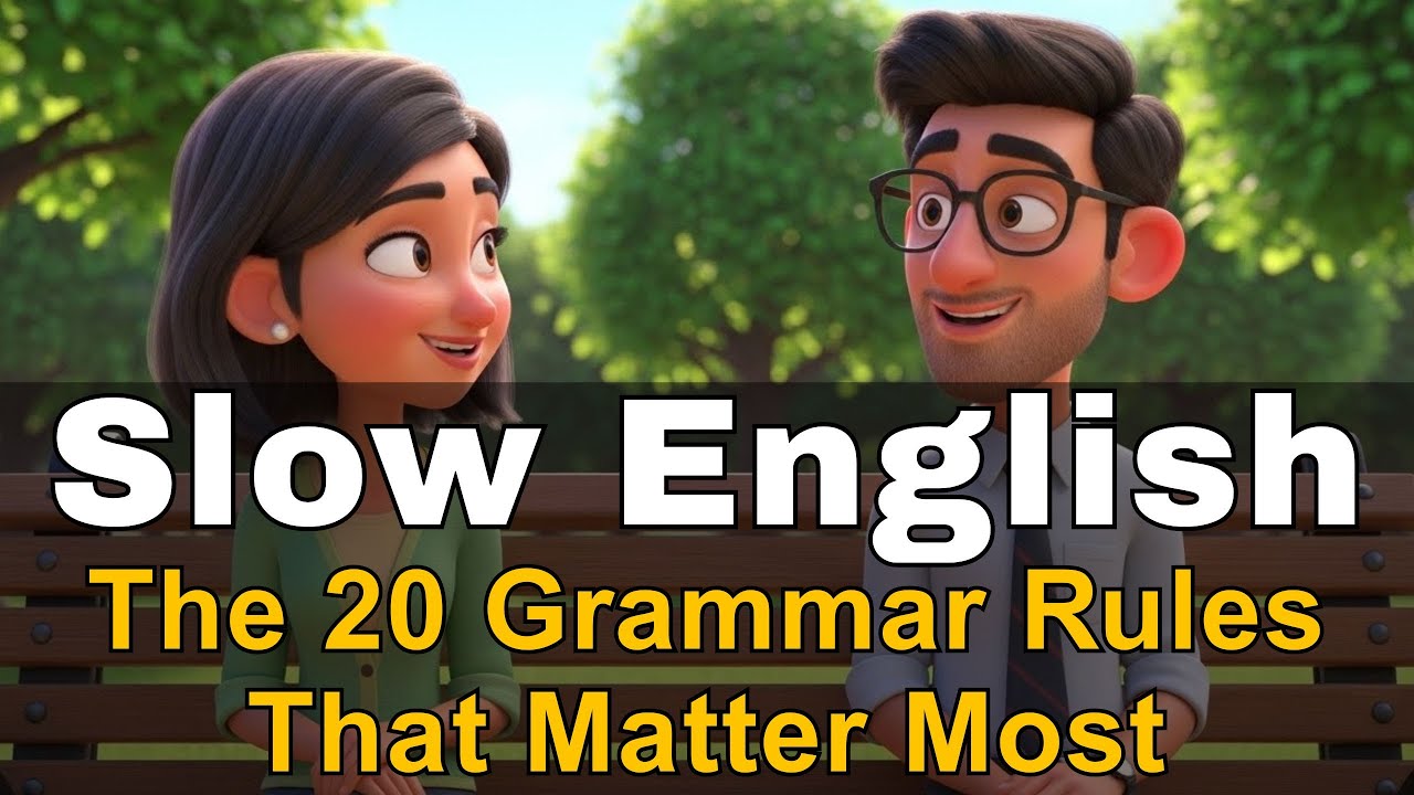 20 важнейших грамматических правил | Изучайте английский легко | Практика аудирования на английск...