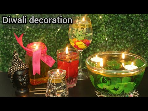 Water Candles | Diwali Decoration Ideas | Floating Candles| DIY Home Decor for Diwali |