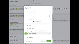 Export notes in Evernote as PDFs screenshot 3