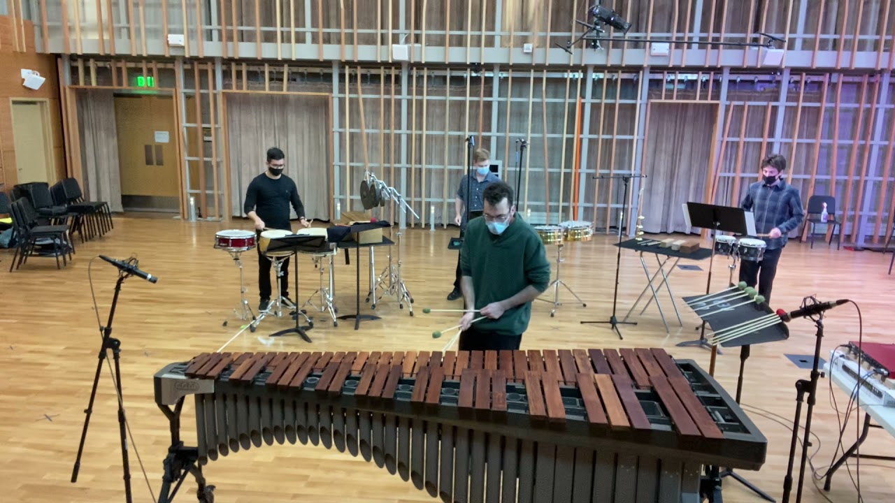 Marimba Spiritual  Minoru MIKI  Nathan SIEGEL, marimbist  U. of Colorado Boulder Percussion Ensemble