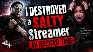 I DESTROYED a SALTY Streamer in RECORD TIME 😭