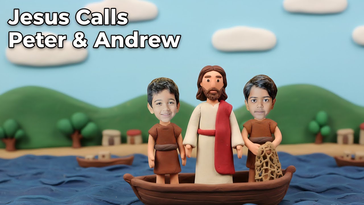 Jesus Calls Peter & Andrew + The Wedding in Cana – Bible Stories for Kids