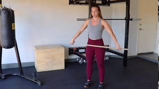 PVC Snatch High Pulls