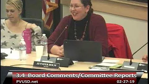 Pajaro Valley Unified School District Board of Directors 2/27/19