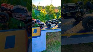 Crazy Rc Car Jump Challenge On Stairs