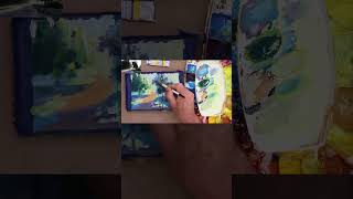 Paint Bold Colors and Shapes in Gouache