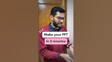 Make PPT in just 2 minutes ‼️🤩