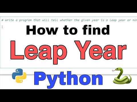 Python Program to Check Leap Year or not ( Hindi ) || Easy explanation || Python Practice 