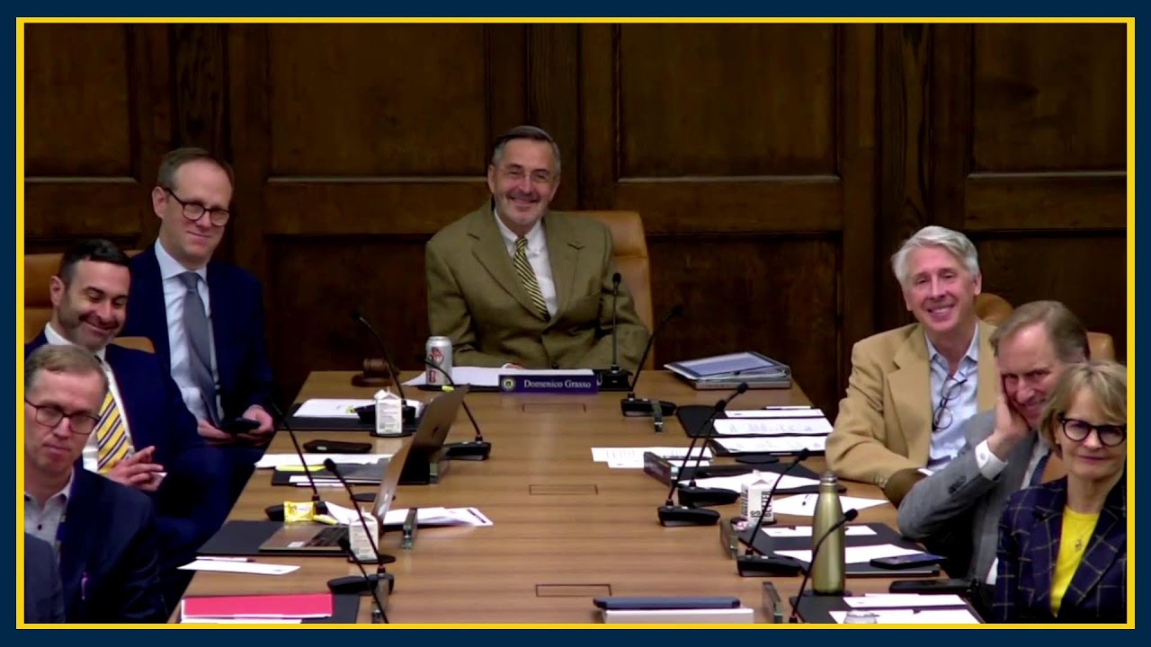 University of Michigan Regents Meeting - February 2026