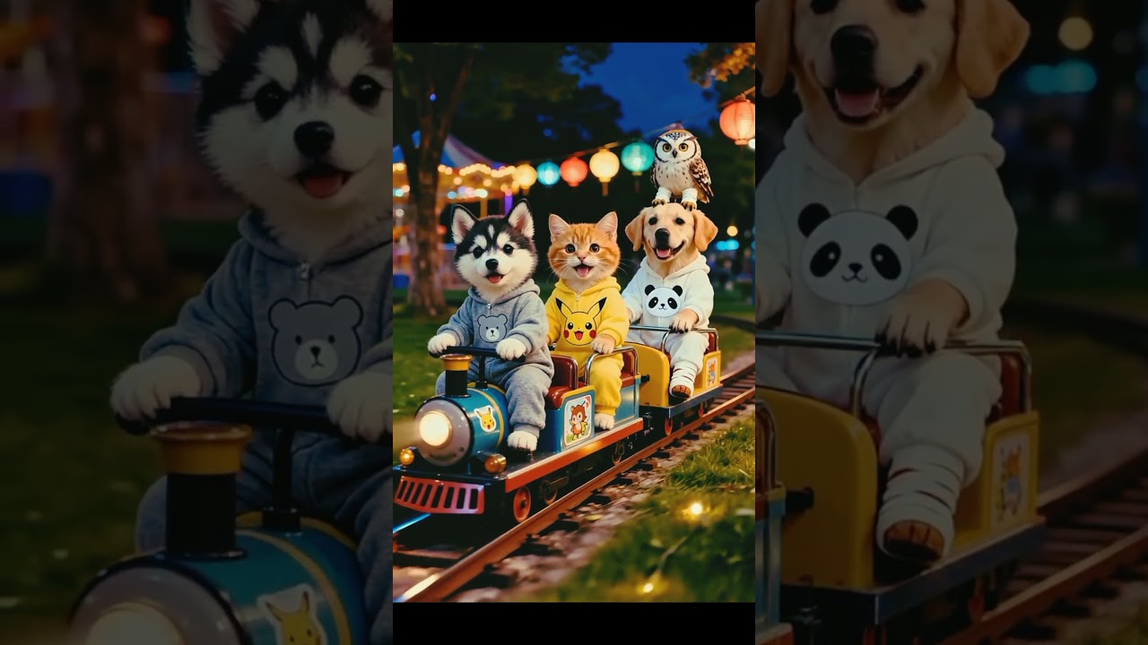 The baby owl and the three friends help each other. 