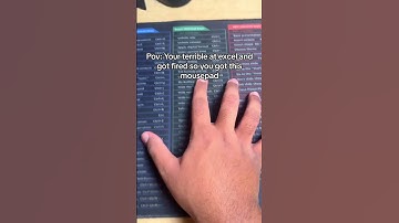this would have been so useful before I got fired #excel #microsoft #powerpoint #mousepad