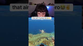 that thing def ain’t human😭✌️ #subnautica2 #subnautica #gaming