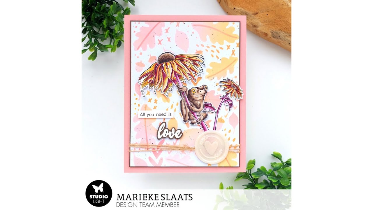 Studio Light - By Laurens and Wax Seal card - YouTube