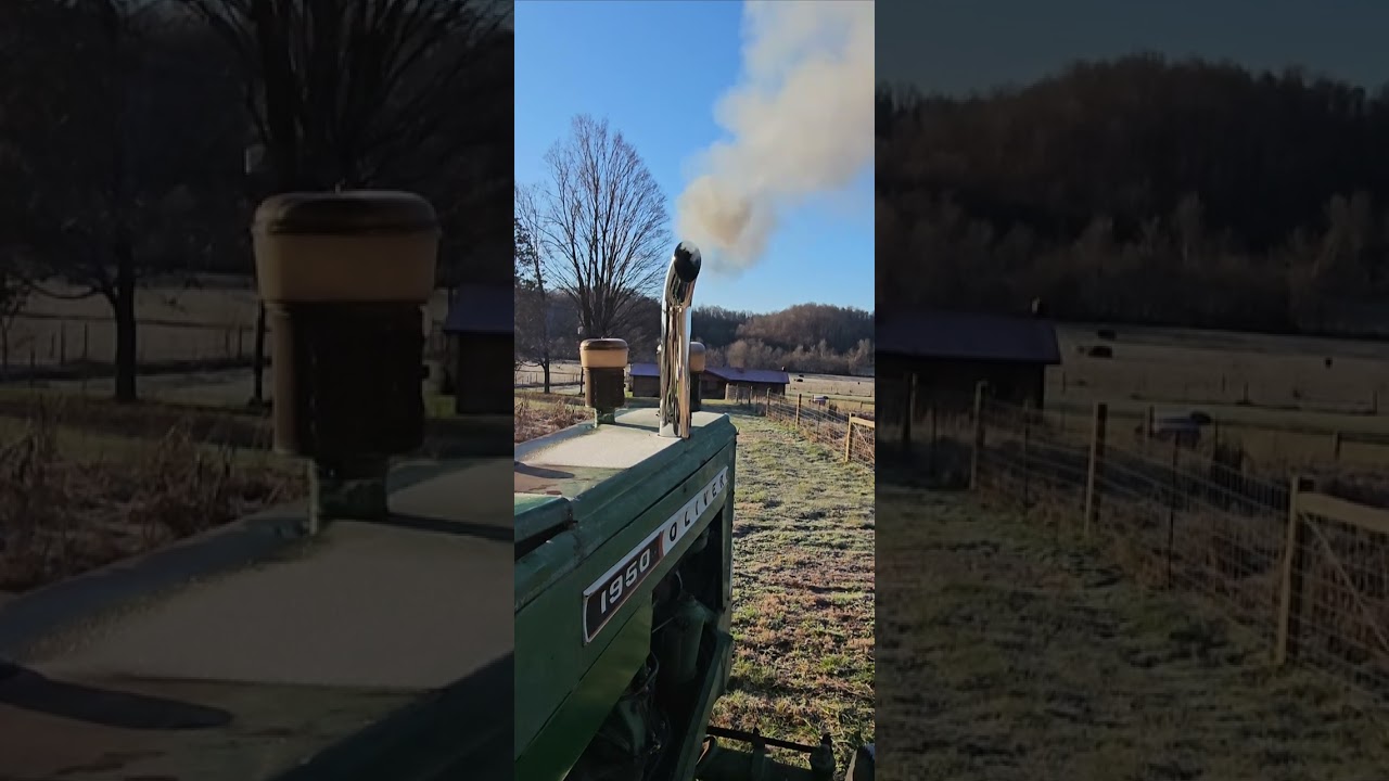 4-53 detroit cold start 28*F 1950 oliver  dec 2024