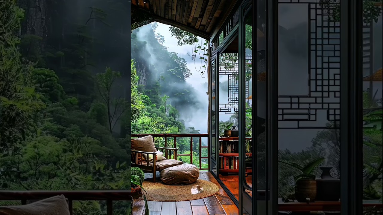 Live this kind of life in the mountains||t rained inthe mountains in the early morning