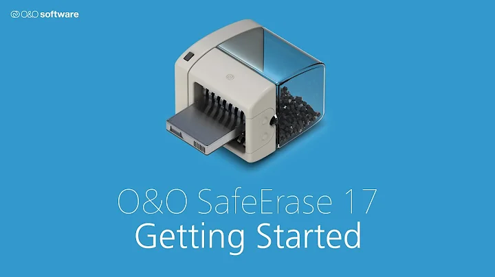 Getting started with O&O SafeErase 17