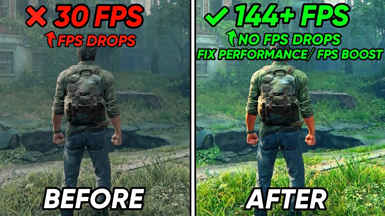 🔧 The Last of Us Part 1: Low End Pc increase performance / FPS