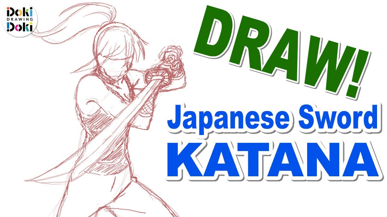 How to Draw a Katana  Really Easy Drawing Tutorial