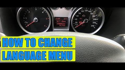 How DiY to change MFA cluster display language with usual Cable🧑‍🔧