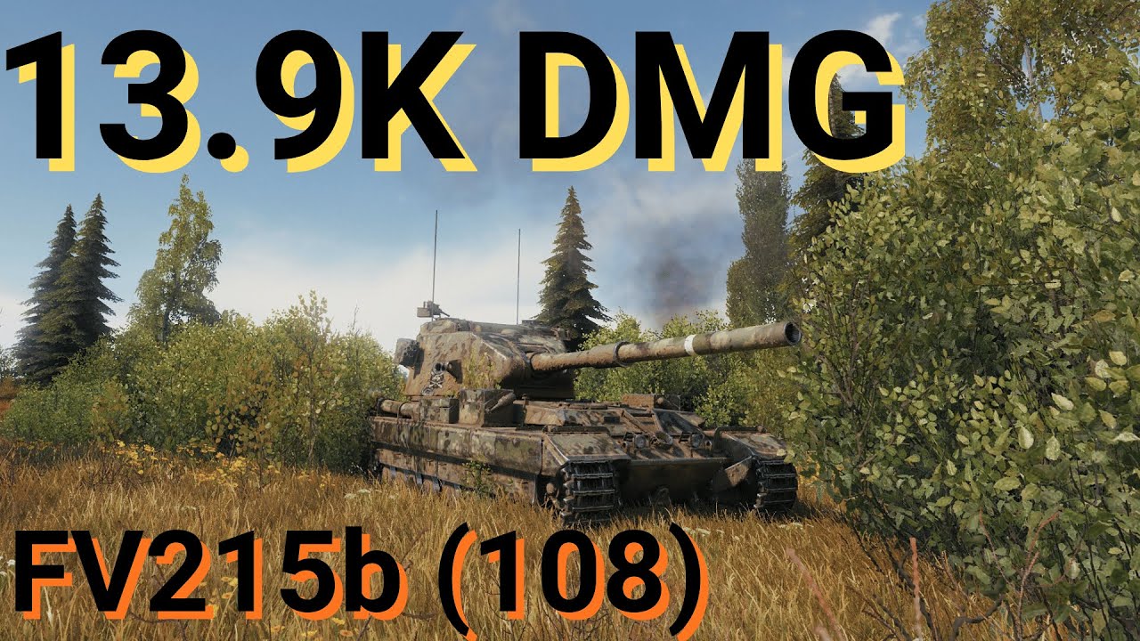 FV215b (108): Crazy amout of damage | WoT Replay | 