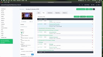 how to add songs to service plan in elvanto