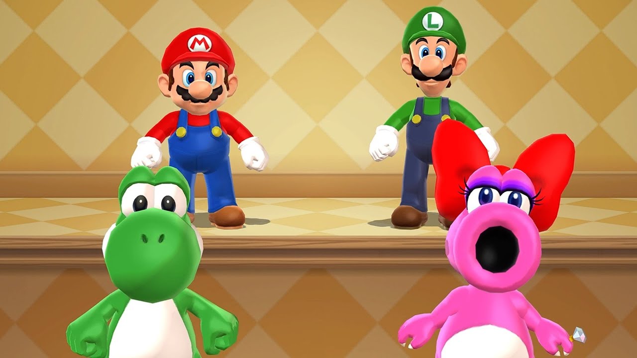 Mario Party 9 - Mario Vs. Luigi Vs. Yoshi Vs. Birdo Step It Up (Master Difficulty)
