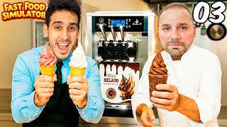Vendemos Helados en la Hamburguesería 🍔 Fast Food Simulator #3