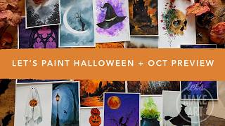 Let's Paint Halloween | Inside Look At the Halloween Mini Workbook & the October Digital Projects screenshot 1