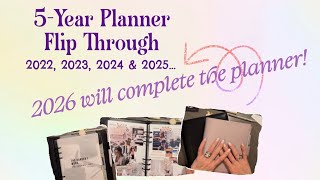 5-Year Planner Flip-Through | Only 1 Year Left!  Pre-Planning for 2026