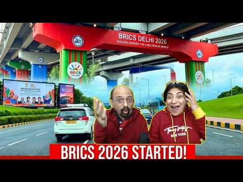 DELHI IS READY FOR BRICS 2026! 🇮🇳 | Airport to Bharat Mandapam – INDIA’S INTERNATIONAL CORRIDOR😱