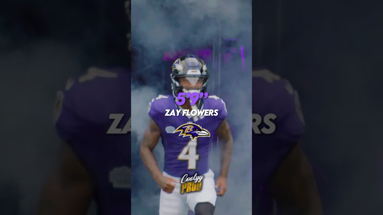 The Best NFL Wide Receiver At Each Height 