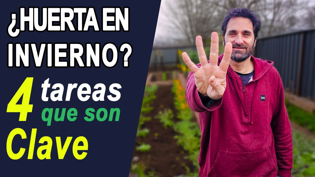 Esto es esencial para mantener tu huerta en invierno 🌱❄️