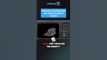 Clouds in Houdini: Density Profiles & Edge Details - # Tip 5 #cgcircuit #houdini #vfx