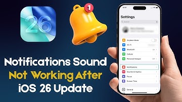 How to Fix Notifications Sound Not Working after iOS 26 Update