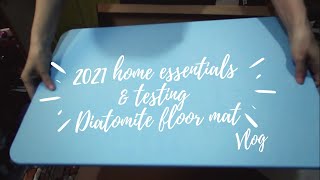 Unboxing and Testing DIATOMITE FAST ABSORBENT MAT ( made in Japan ) • diatom + Home clean Essentials screenshot 4