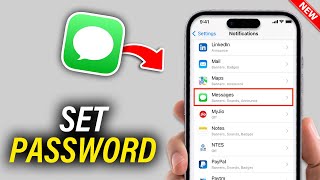 How to set password on iMessages - Full Guide | How to Lock Messages on iPhone screenshot 3