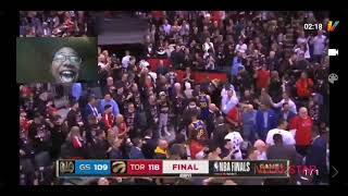 Drake Trash Talks Draymond Green Game 1 Video Reaction Warriors Vs Raptors