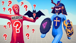 Random Weapon Vs Every Shield Tabs - Totally Accurate Battle Simulator