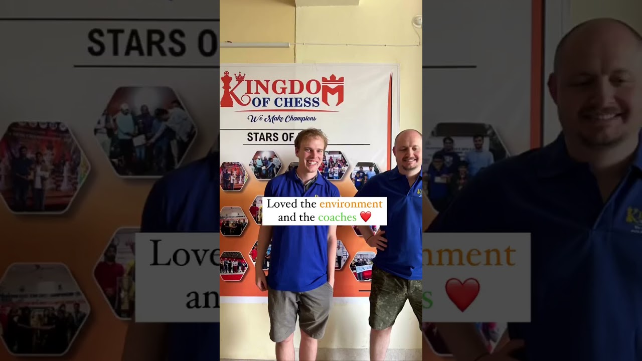 2 players from Ireland and New Zealand visited the Kingdom of Chess during their India trip.