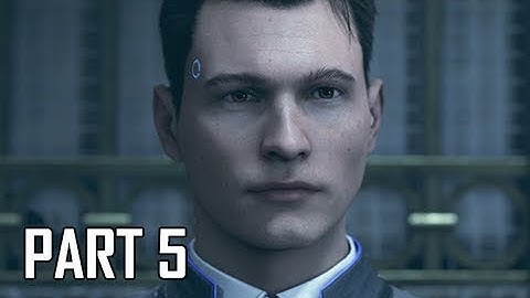 DETROIT BECOME HUMAN Gameplay Walkthrough Part 5 - The Chase (PS4 Pro 4K Let