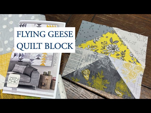 How to Sew Flying Geese Quilt Blocks - Quilt with Inklingo