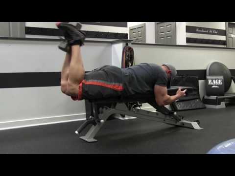 Lying Dumbbell Leg Curl