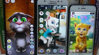 Talking Tom Echo Vs Talking Angela Echo Vs Talking Ginger 2 Echo Gameplays For Kids