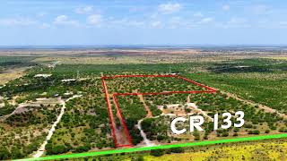 24.19 acres of land in the Coastal Bend area of Texas with a water meter and electricity on-site.
