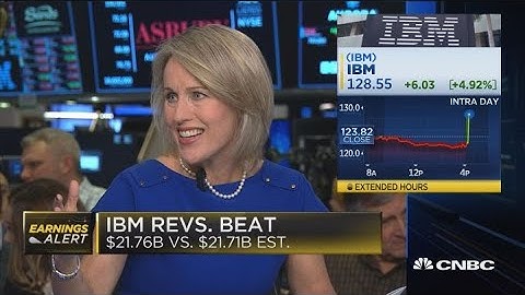IBM beats earnings, sets higher than expected 2019 guidance