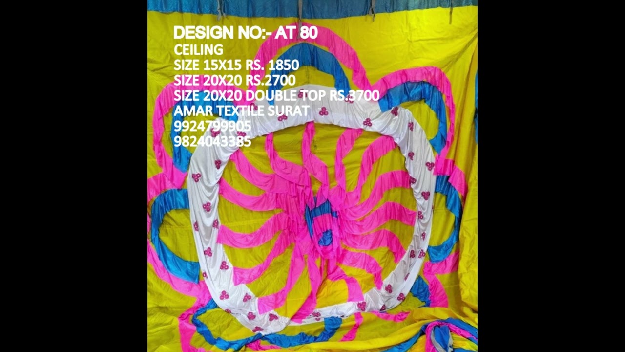 🌟Ceiling Fabric for Wedding & Event Decor | Amar Textile Readymade Drapes Collect 9924799905CALL NOW