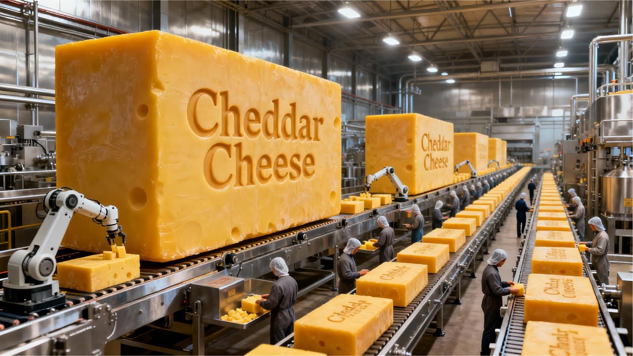 Inside a Modern Warrnambool Cheese Factory | How MILLIONS of Cheddar Blocks Are Made (Full Process)