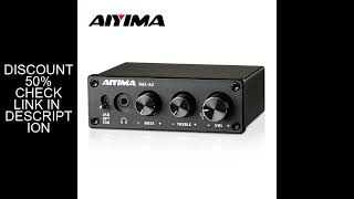 AIYIMA DAC-A2 HiFi Audio Decoder USB Headphone Amplifier Coaxial Optical Output Stereo Gaming DAC Fo